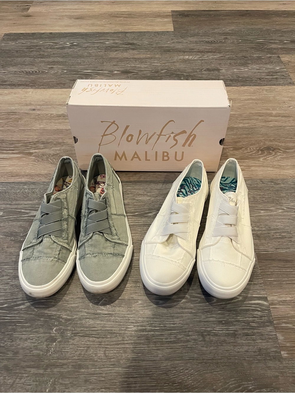 *BUNDLE OF 2* BLOWFISH MALIBU Casual Canvas Slip On Sneakers Size 10 - Picture 2 of 12